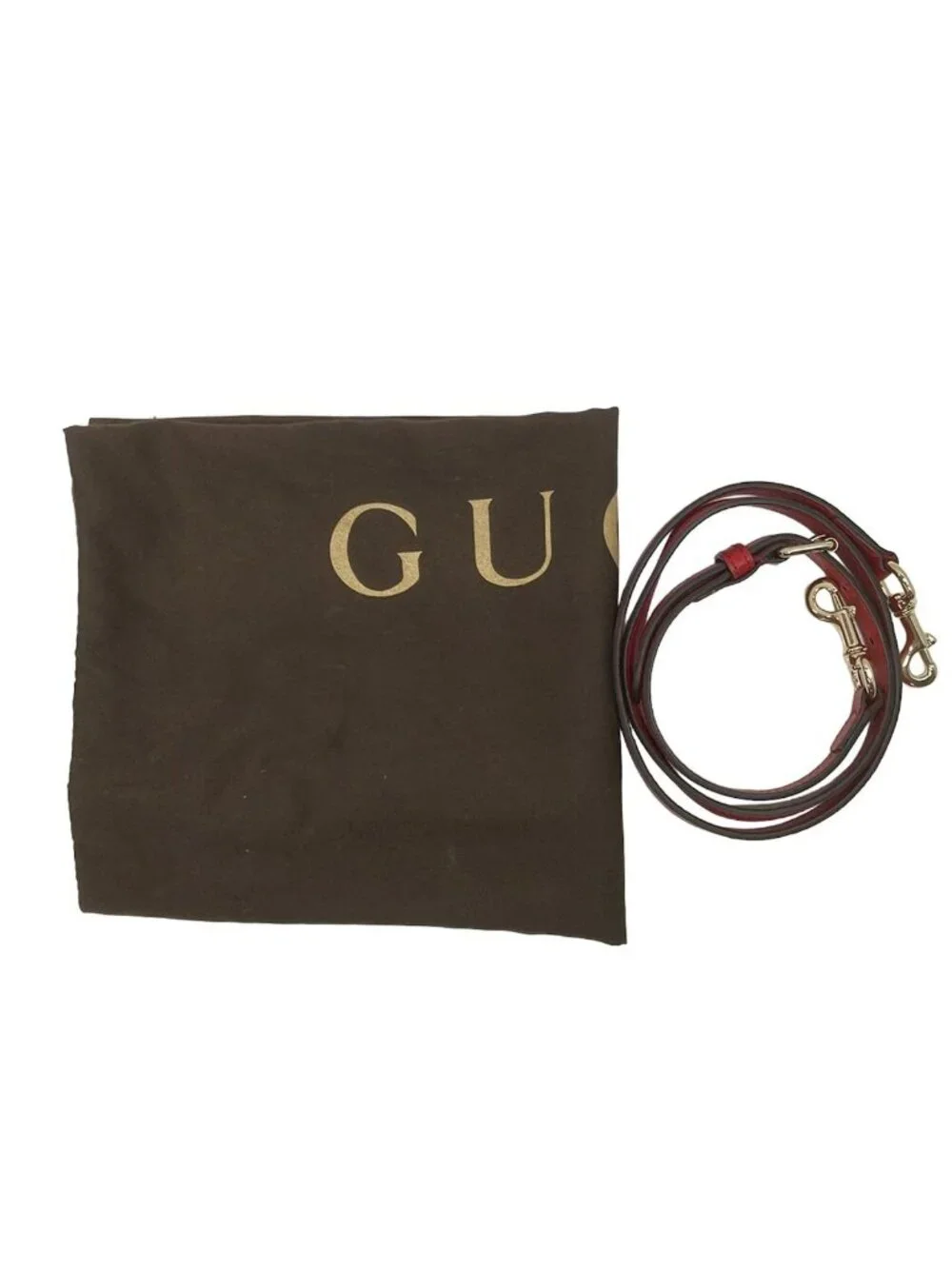 Gucci Handbag Red Leather - Picture 8 of 10